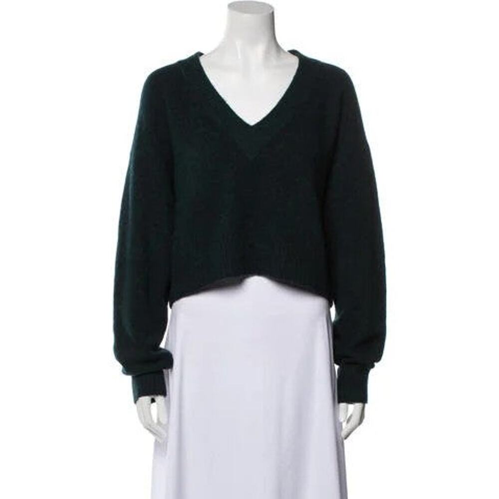 3.1 Phillip Lim V-Neck Sweater - S Green